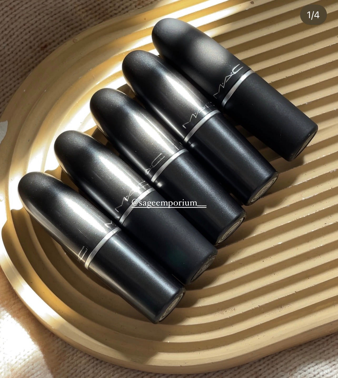 MAC LIPSTICKS.