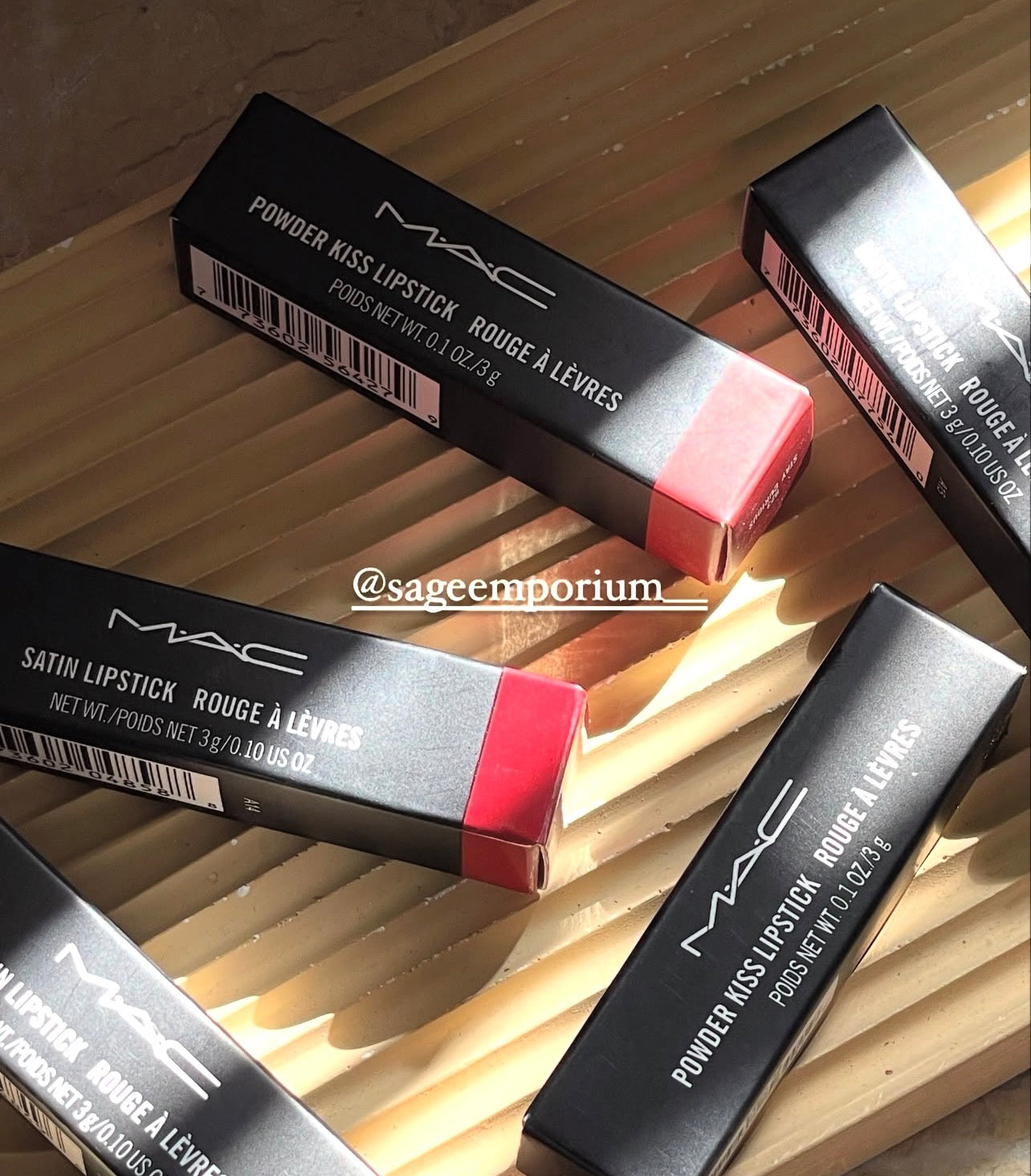 MAC LIPSTICKS.