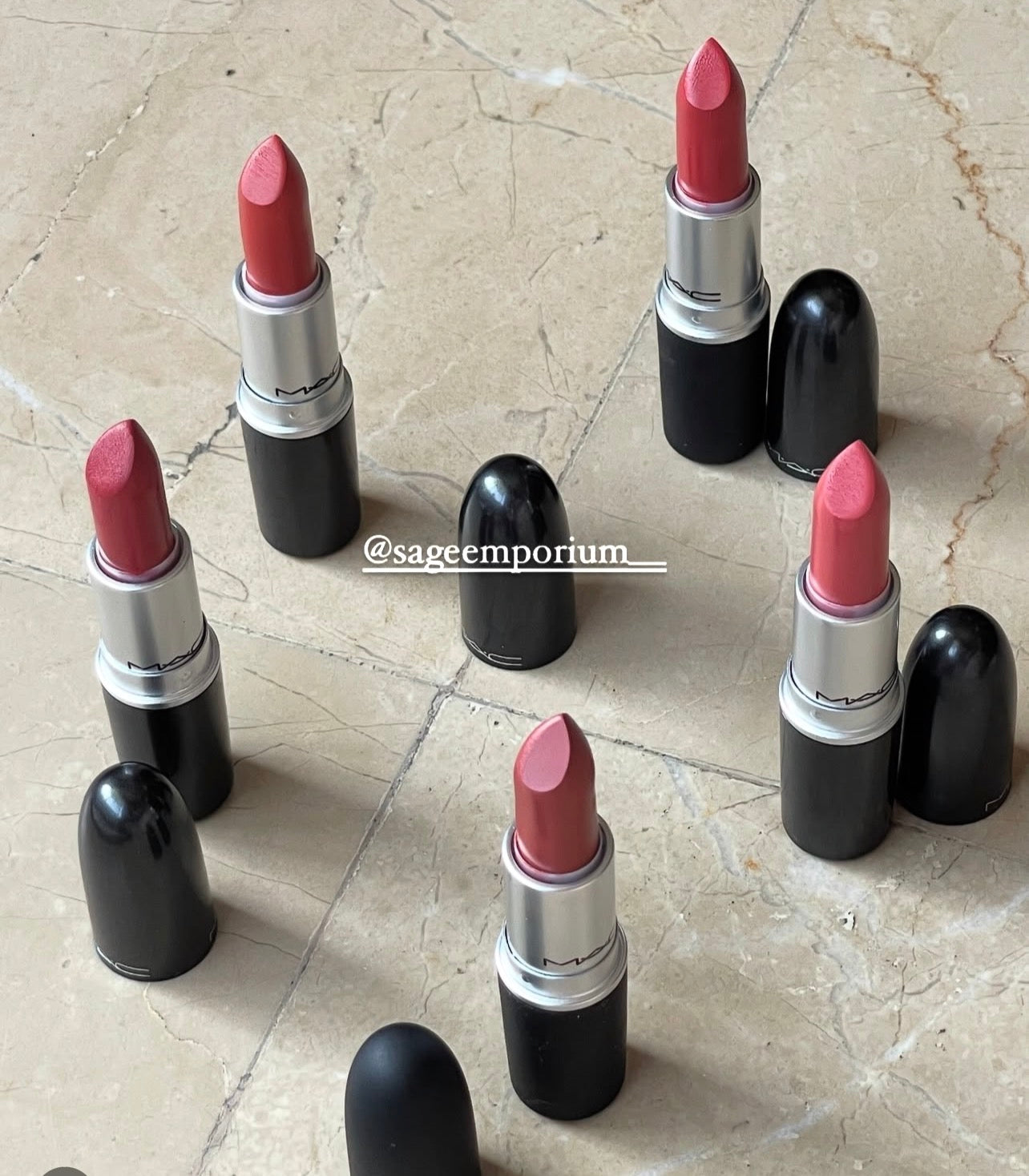 MAC LIPSTICKS.