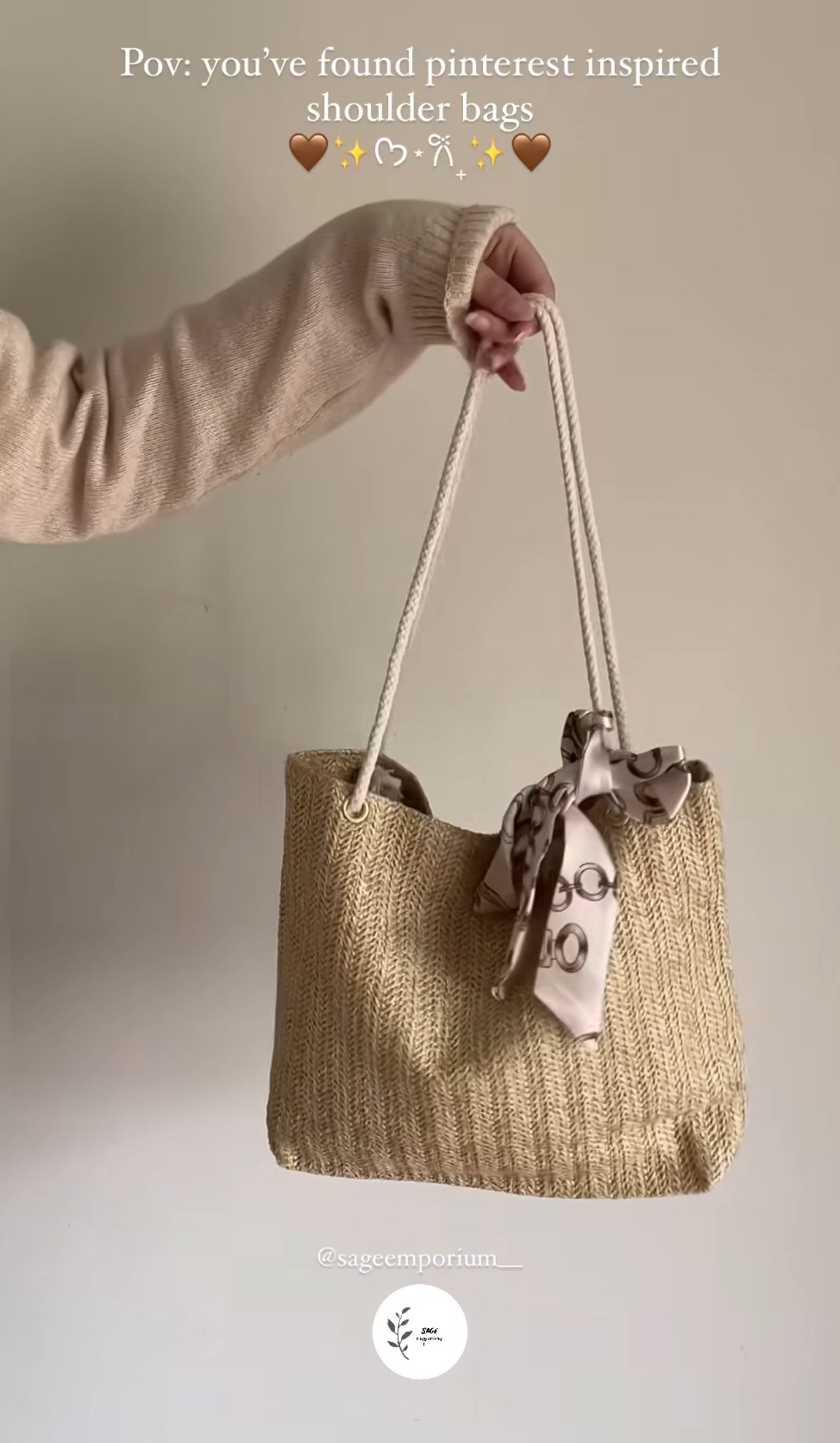 SHEIN BEACH SHOULDER BAG