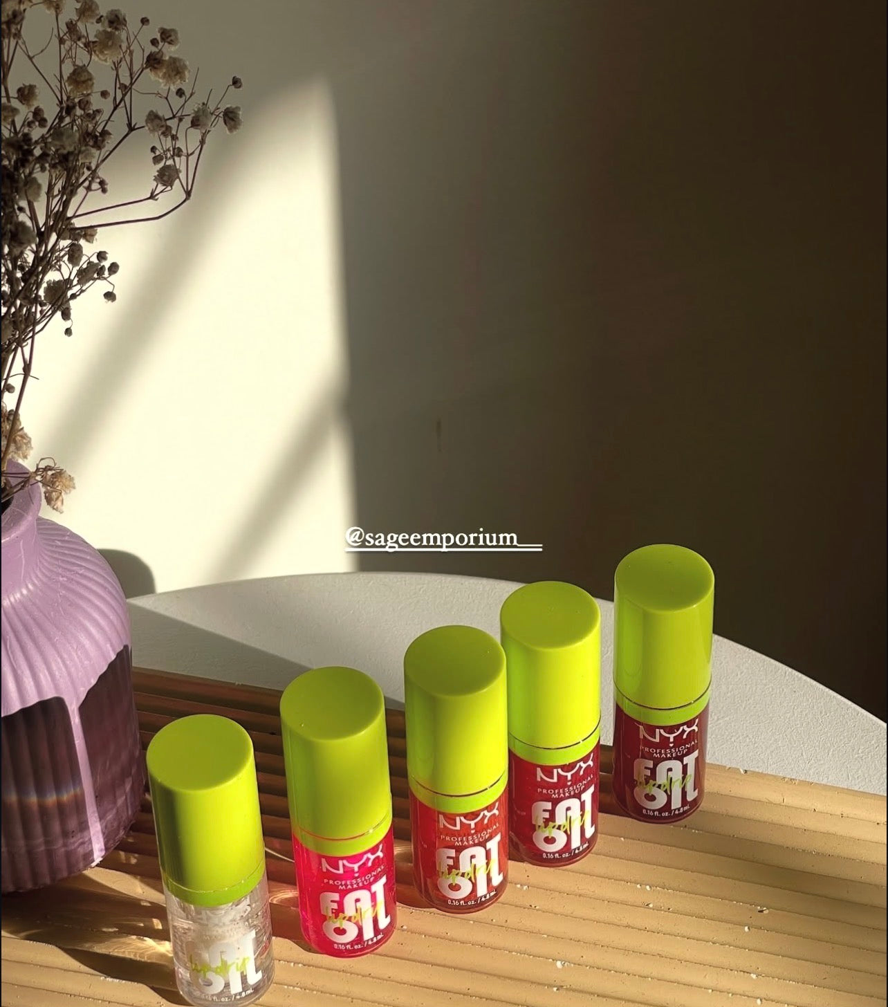 NYX FAT LIP OILS