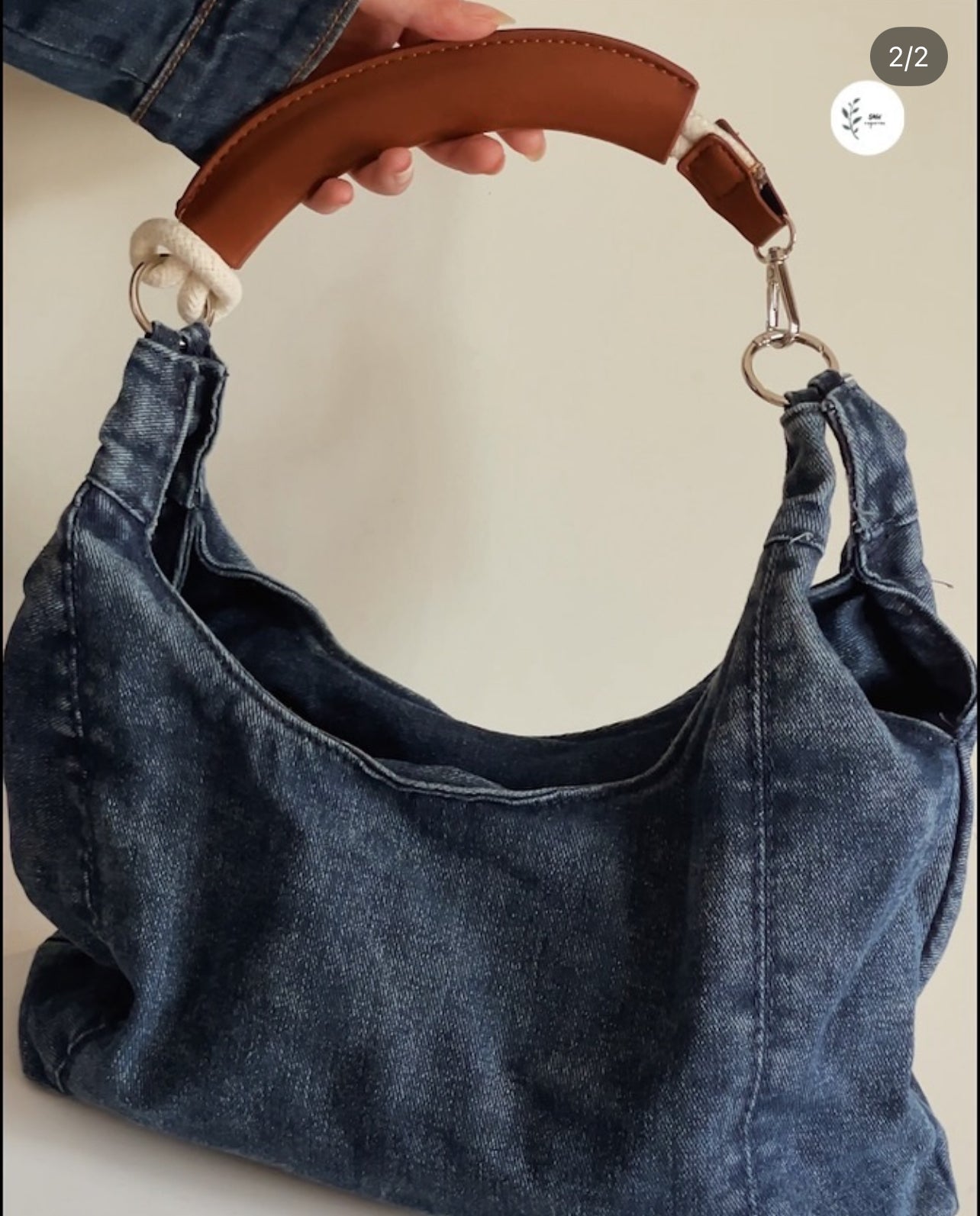 DENIM SHOULDER BAG