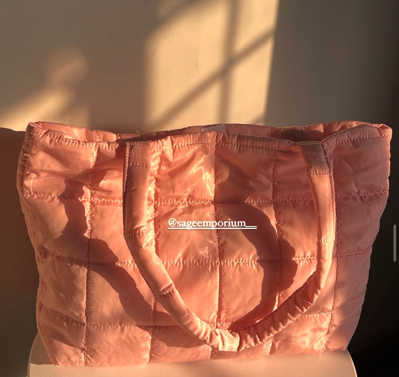 QUILTED TOTE