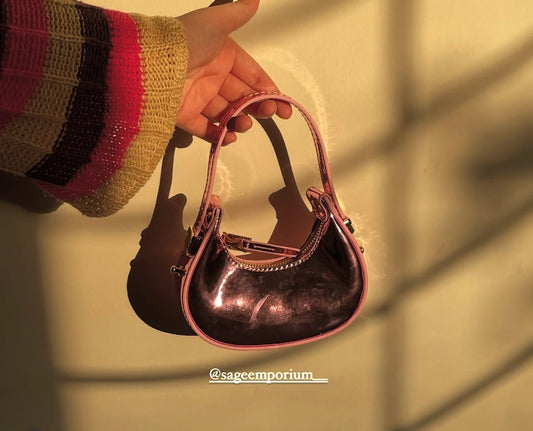 METALLIC SHOULDER BAG