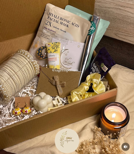 White Large Hamper