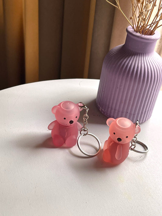 TEDDY KEY CHAIN LIP CLAY