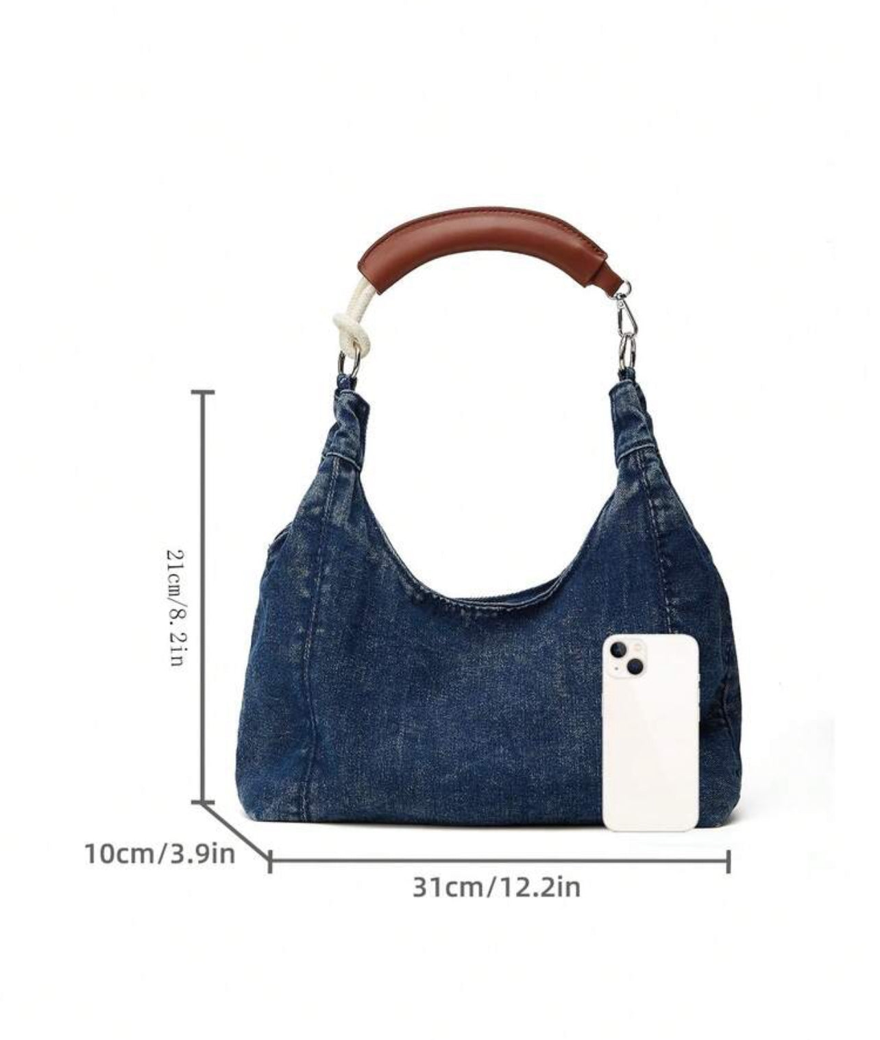 DENIM SHOULDER BAG
